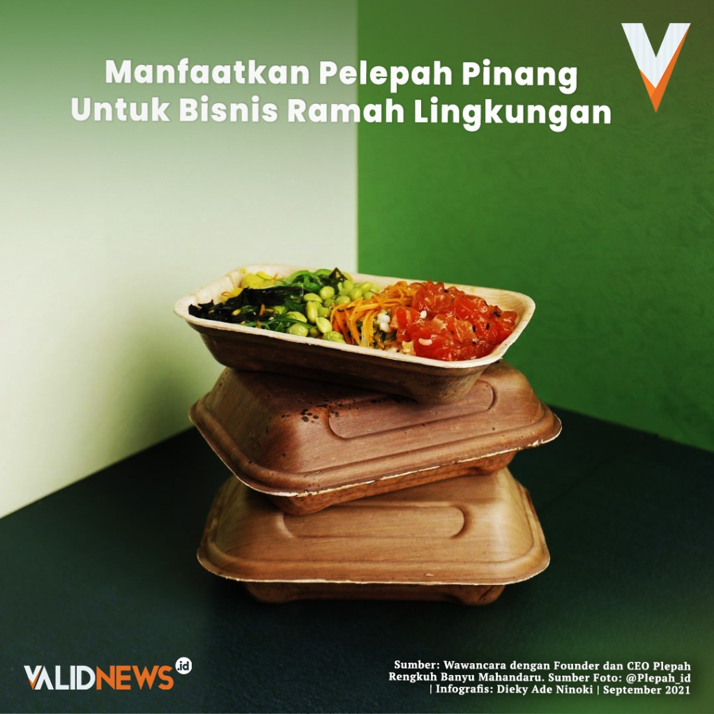 Pelepah Pinang Untuk Bisnis Ramah Lingkungan