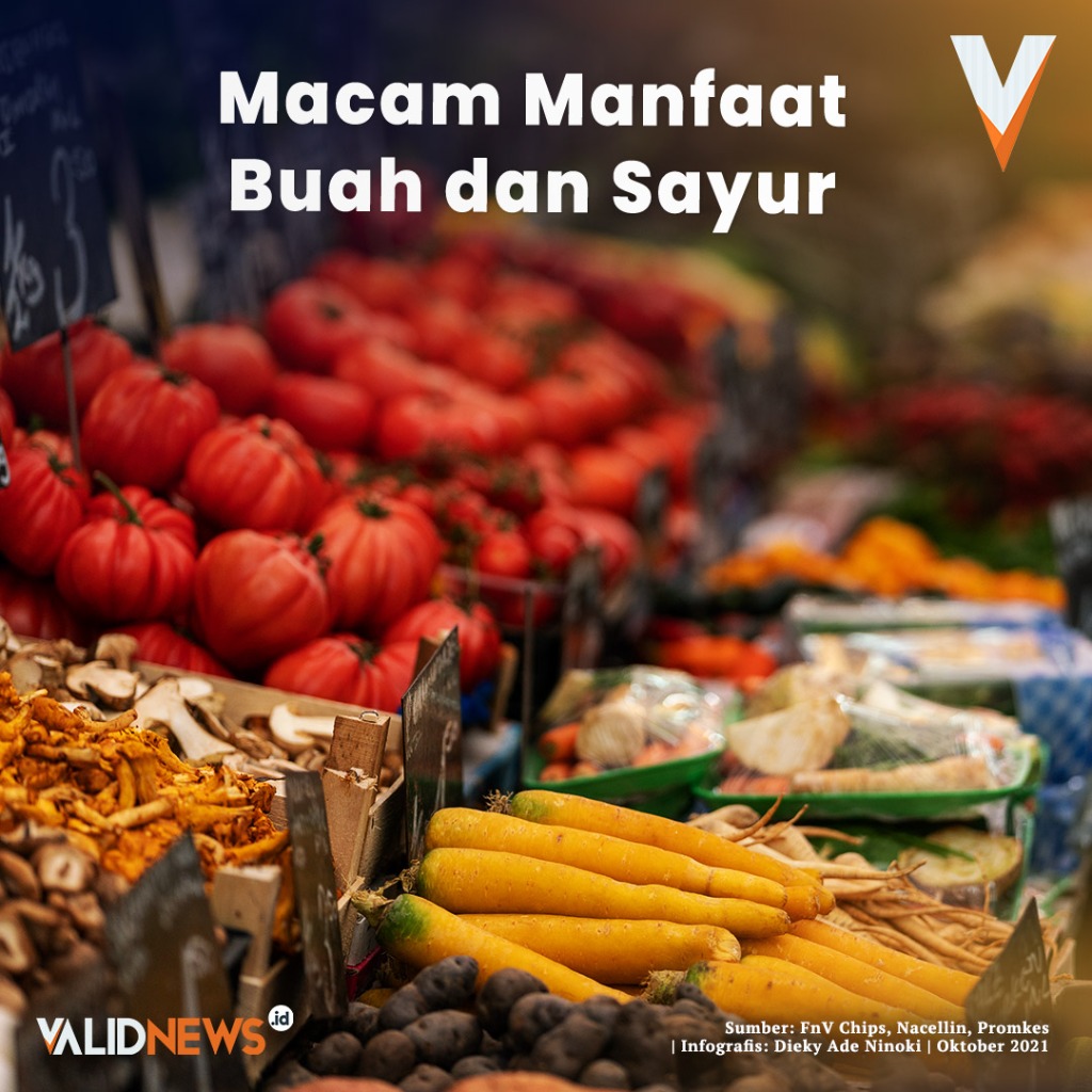 Macam Manfaat Buah dan Sayur