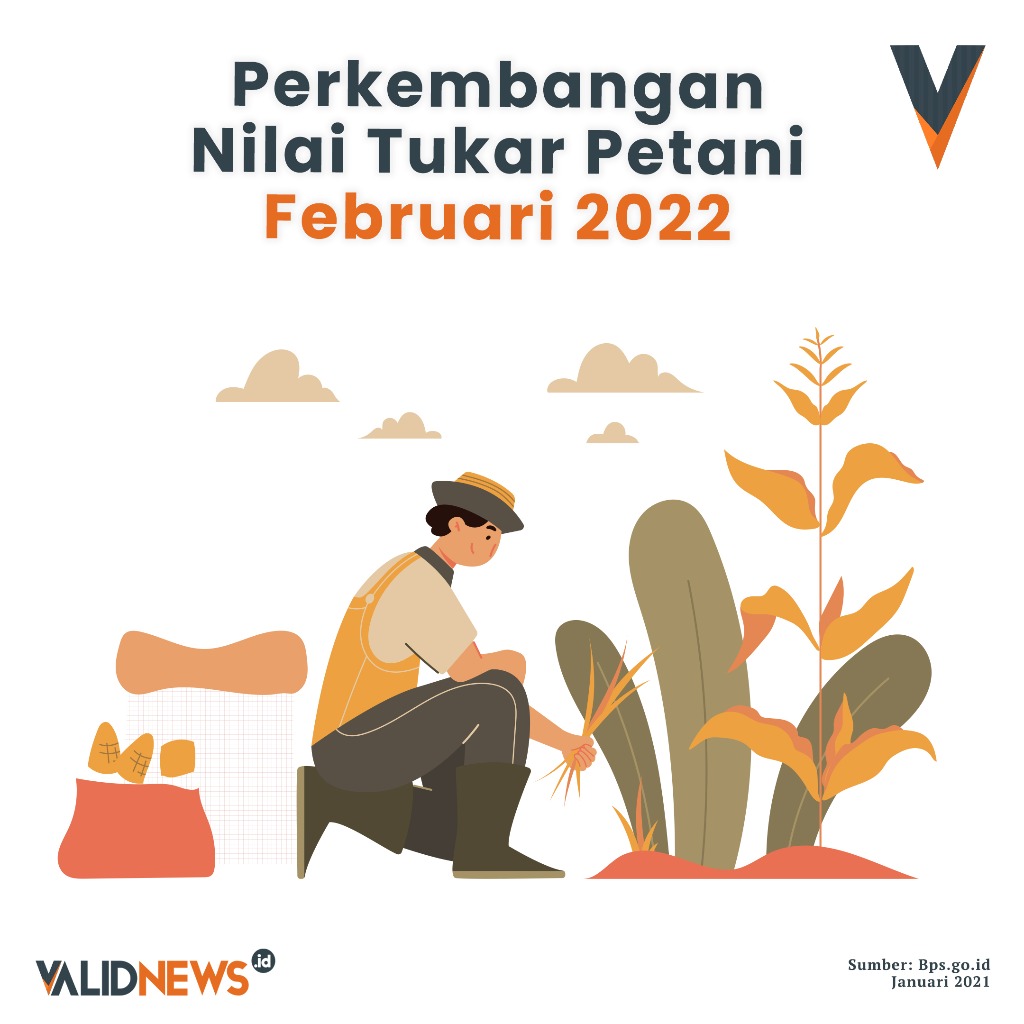Perkembangan Nilai Tukar Petani Februari 2022