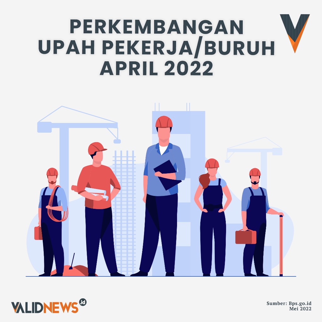 PERKEMBANGAN UPAH PEKERJA/BURUH APRIL 2022