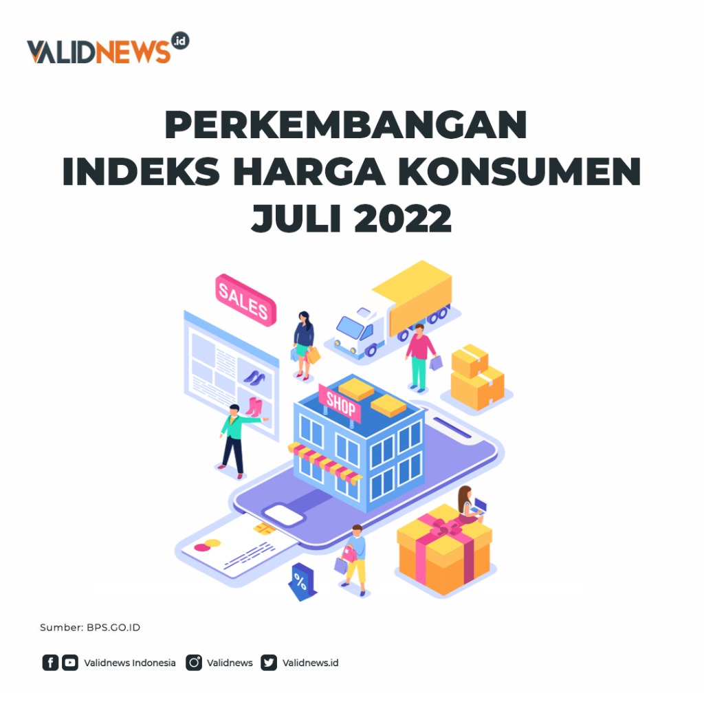 PERKEMBANGAN  INDEKS HARGA KONSUMEN JULI 2022