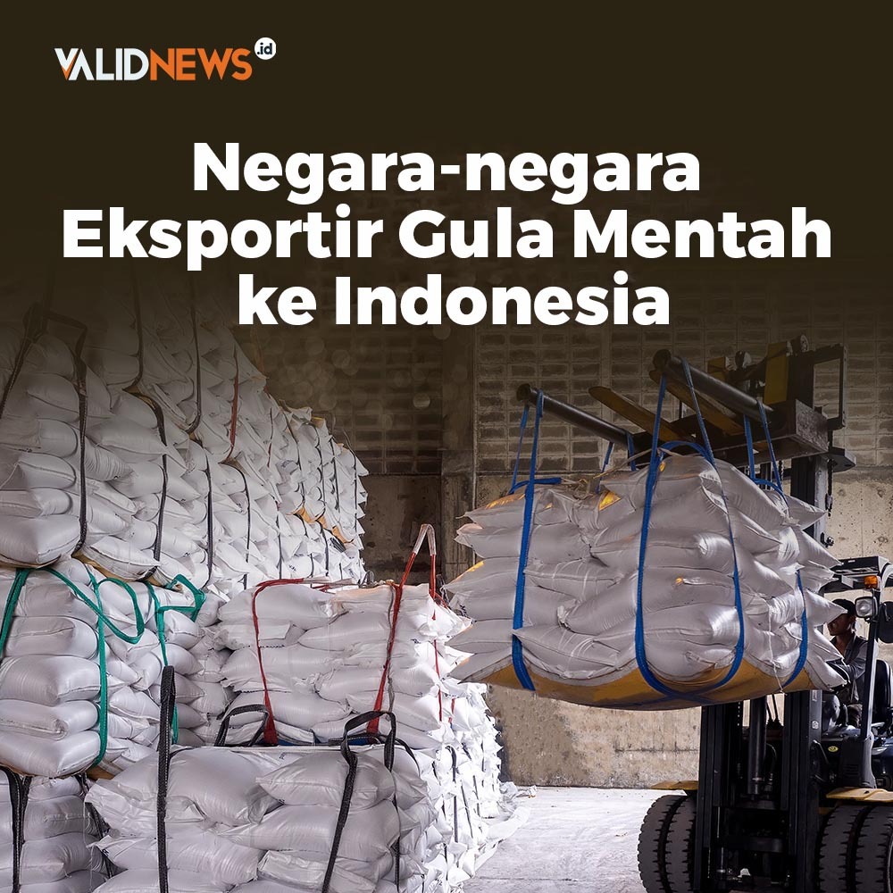 Negara-negara  Eksportir Gula Mentah  ke Indonesia