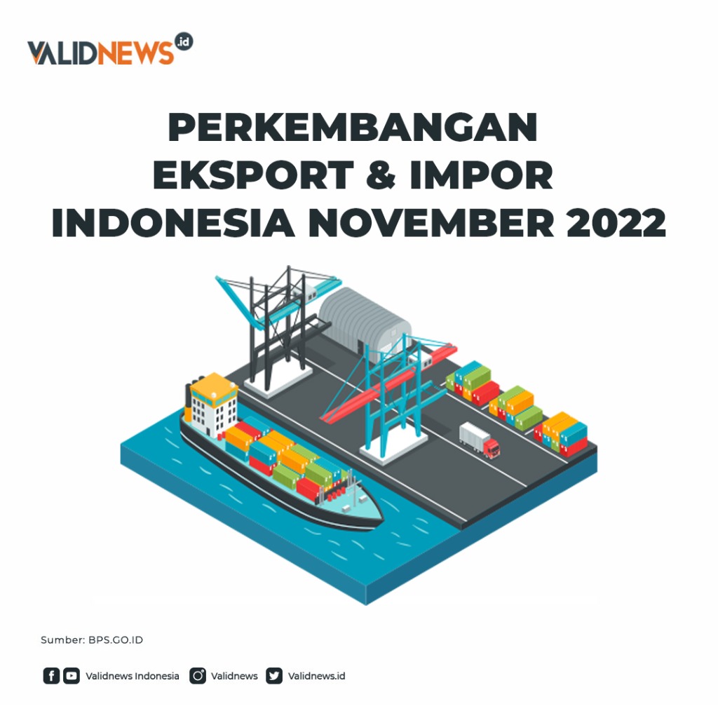 Infografis Ekspor & Impor Indonesia November 2022