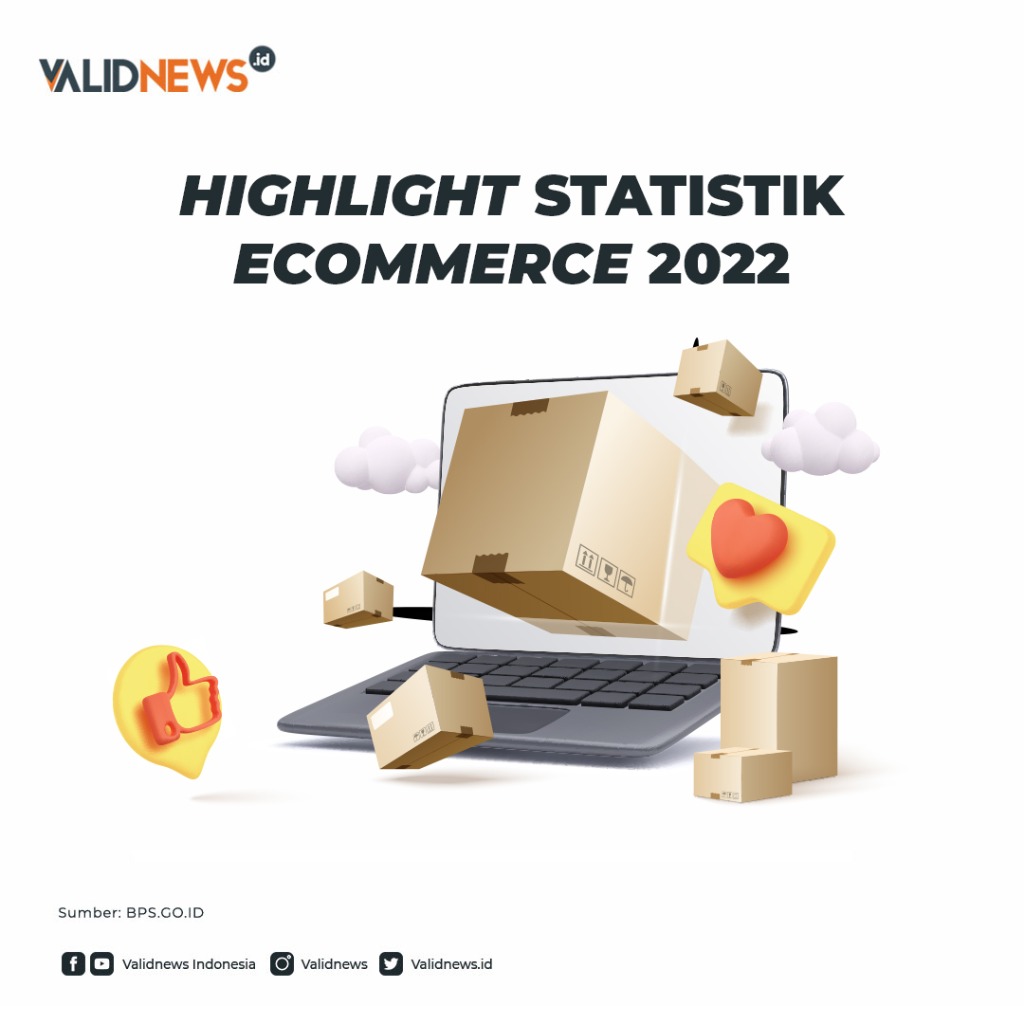 BPS Highlight Statistik ECommerce 2022