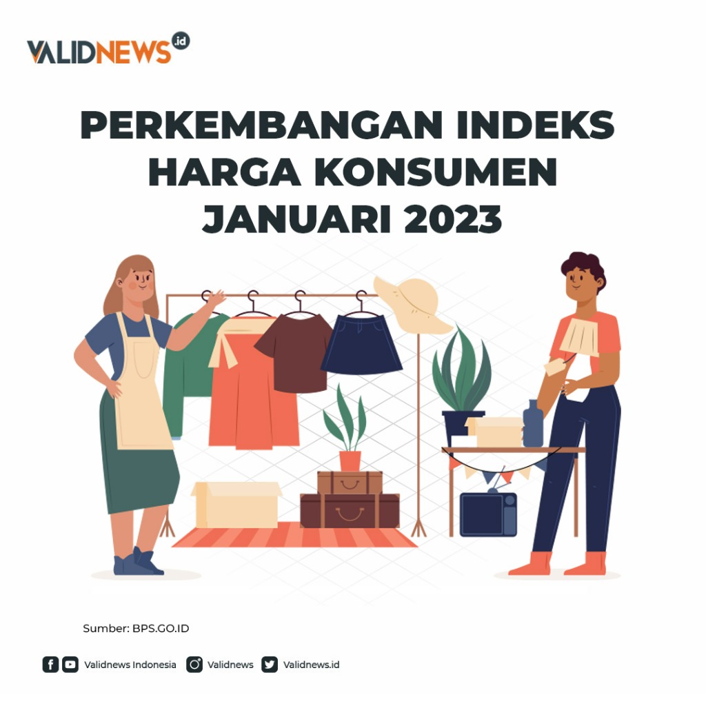 Perkembangan Indeks Harga Konsumen Januari 2023