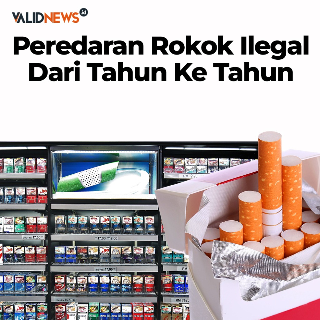 Peredaran Rokok Ilegal Dari Tahun Ke Tahun