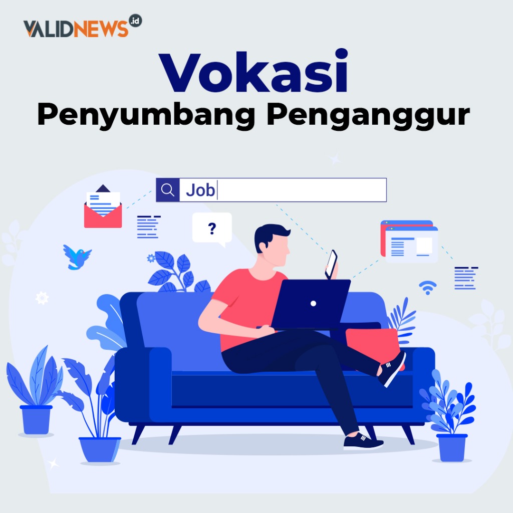 Vokasi, Penyumbang Penganggur