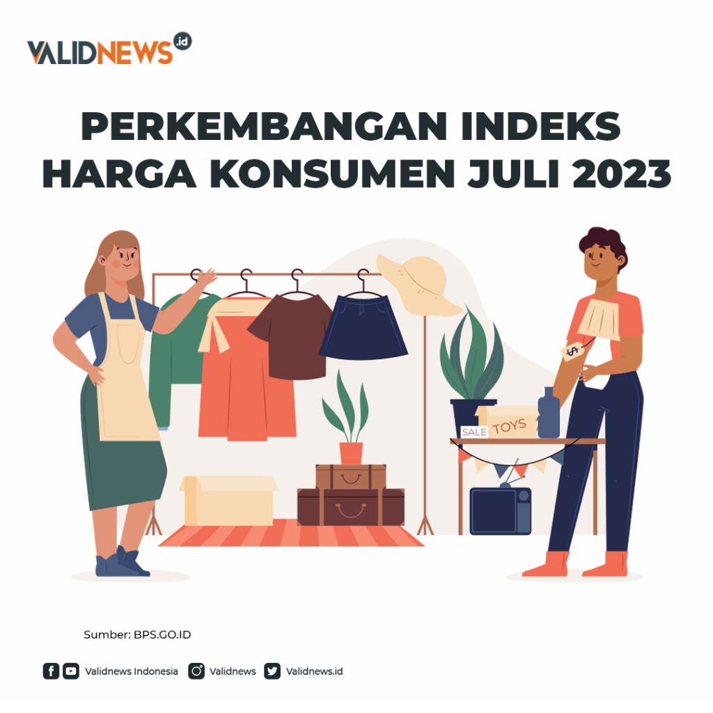 Perkembangan Indeks Harga Konsumen Juli 2023