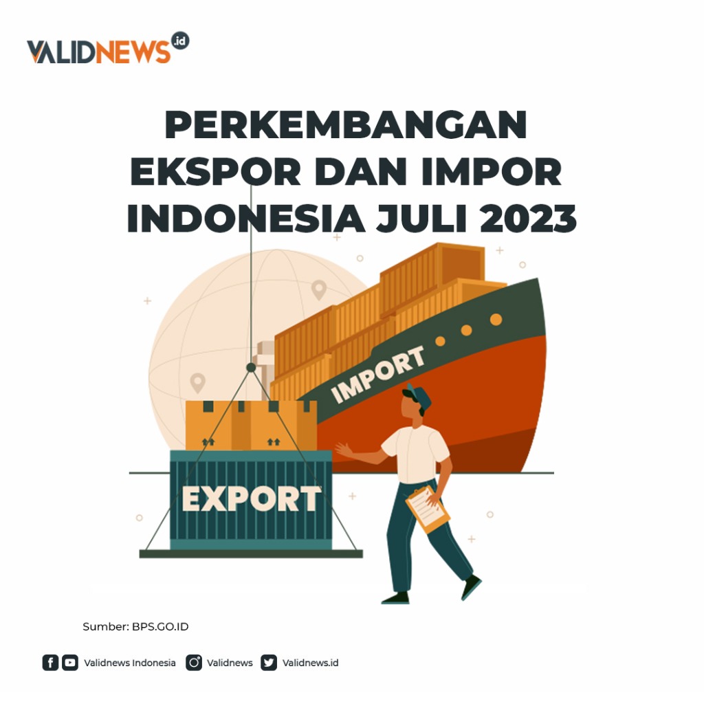 Perkembangan Ekspor Dan Impor Indonesia Juli 2023
