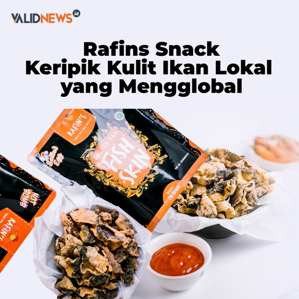 Rafins Snack Keripik Kulit Ikan Lokal