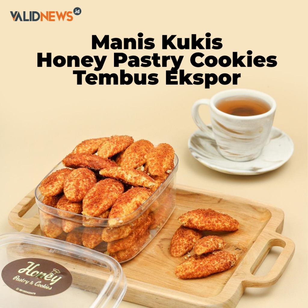 Manis Kukis Honey Pastry Cookies Tembus Ekspor