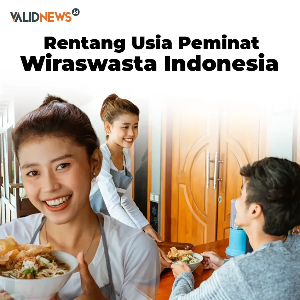 Rentang Usia Peminat Wiraswasta Indonesia