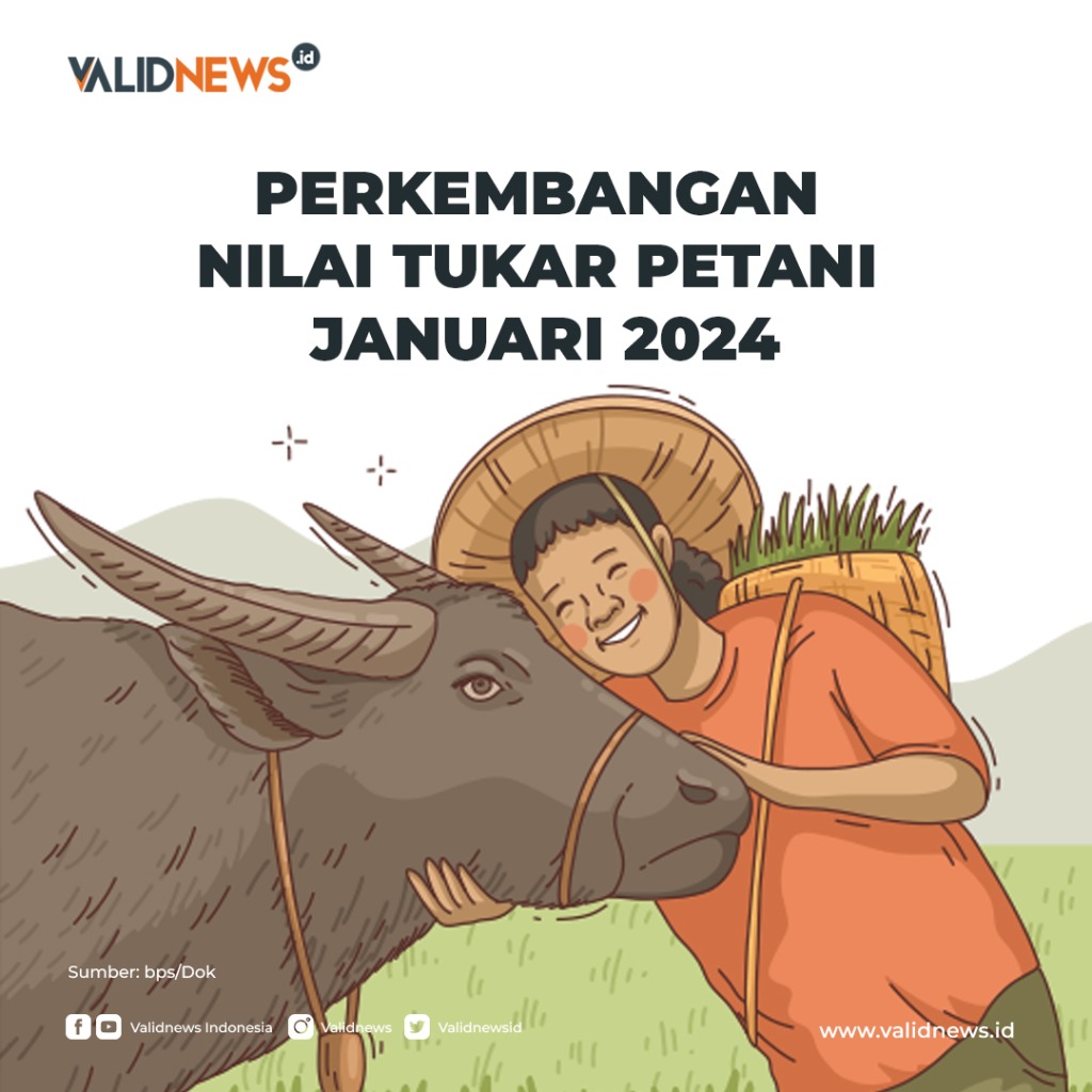 Perkembangan Nilai Tukar Petani Januari 2024