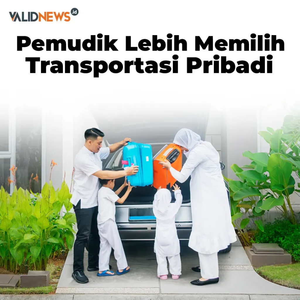 Pemudik Lebih Memilih Transportasi Pribadi