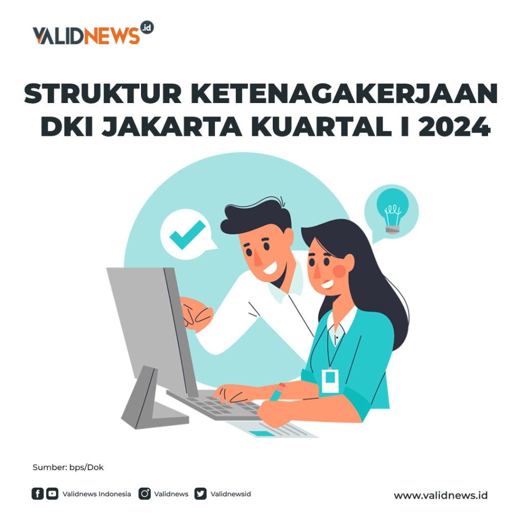 Struktur Ketenagakerjaan DKI Jakarta Kuartal I 202
