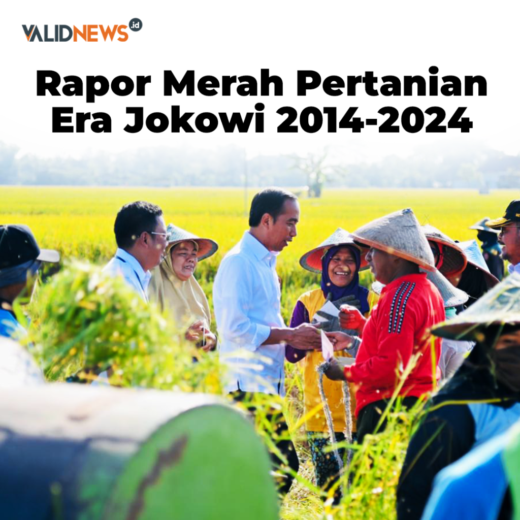 Rapor Merah Pertanian Era Jokowi 2014-2024