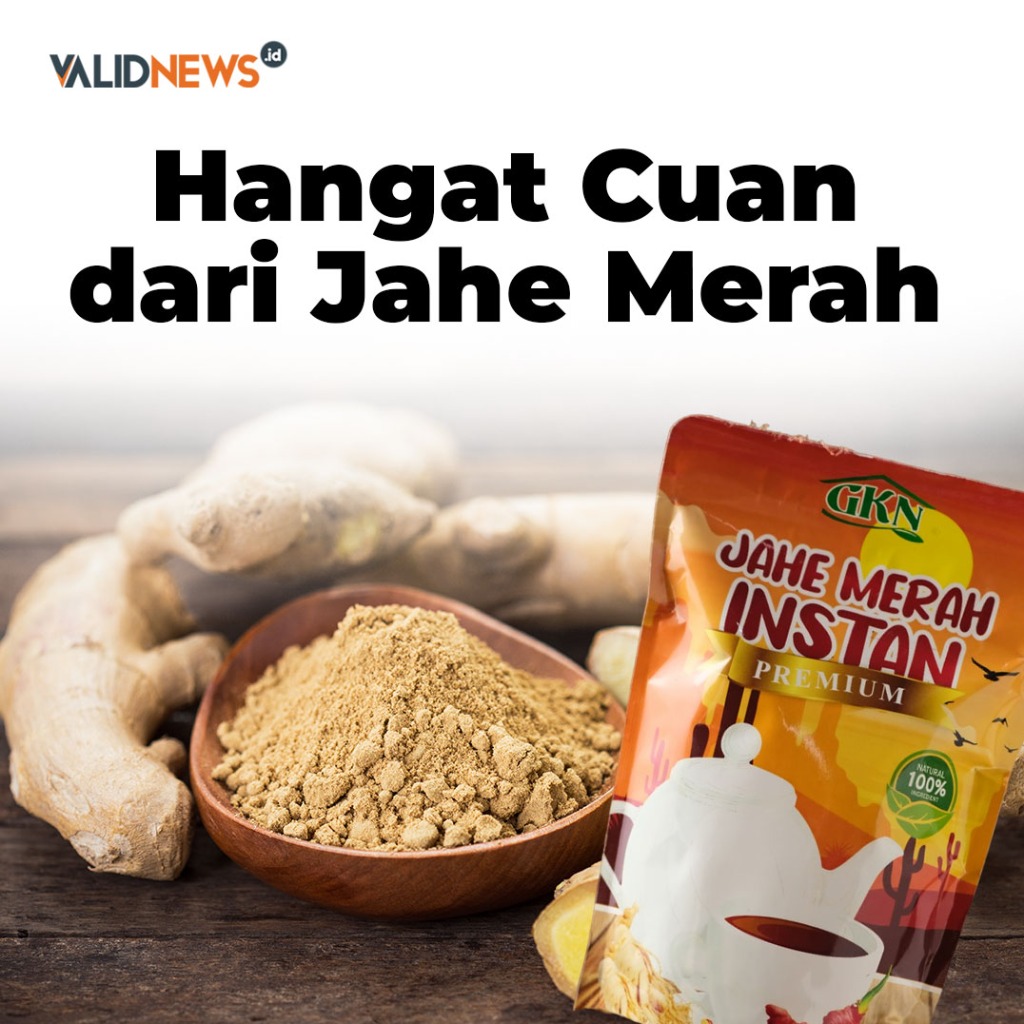 Hangat Cuan dari Jahe Merah