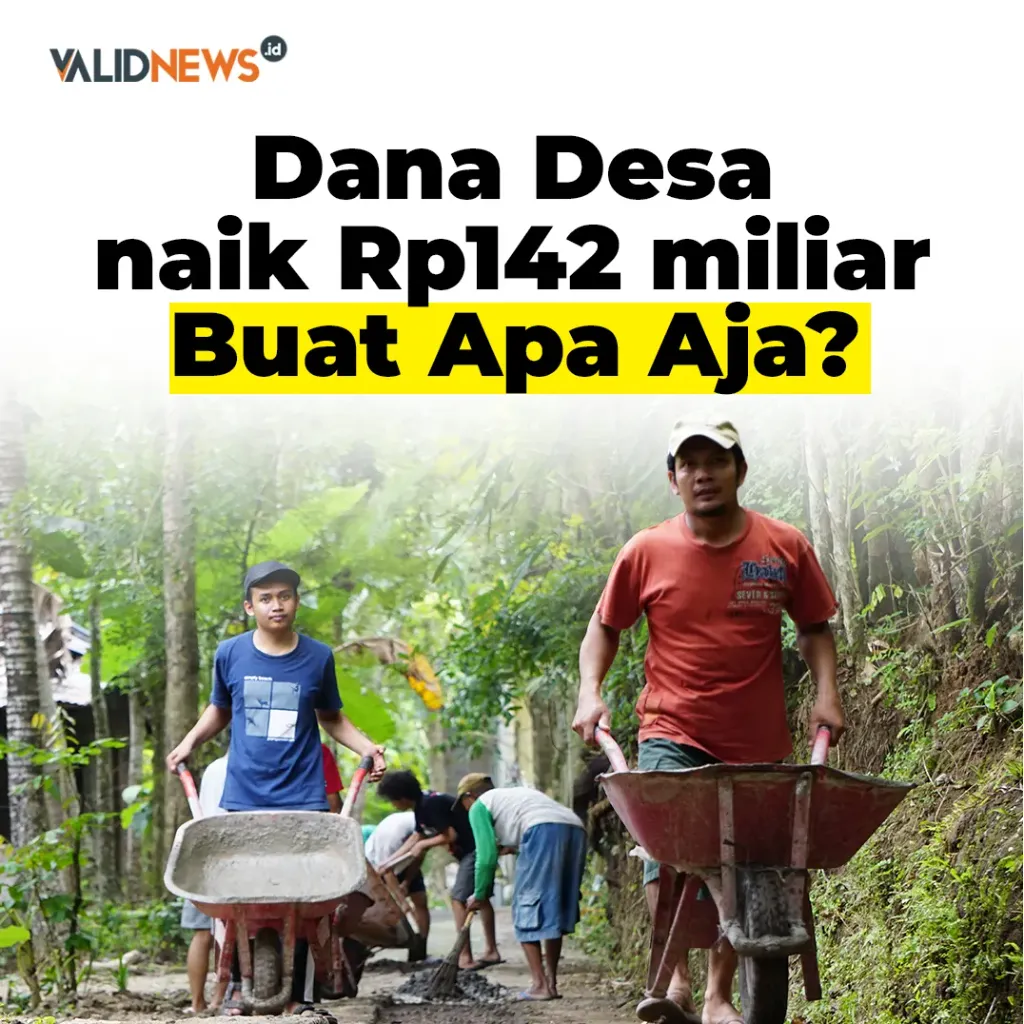 Dana Desa naik Rp142 miliar, buat Apa Aja?