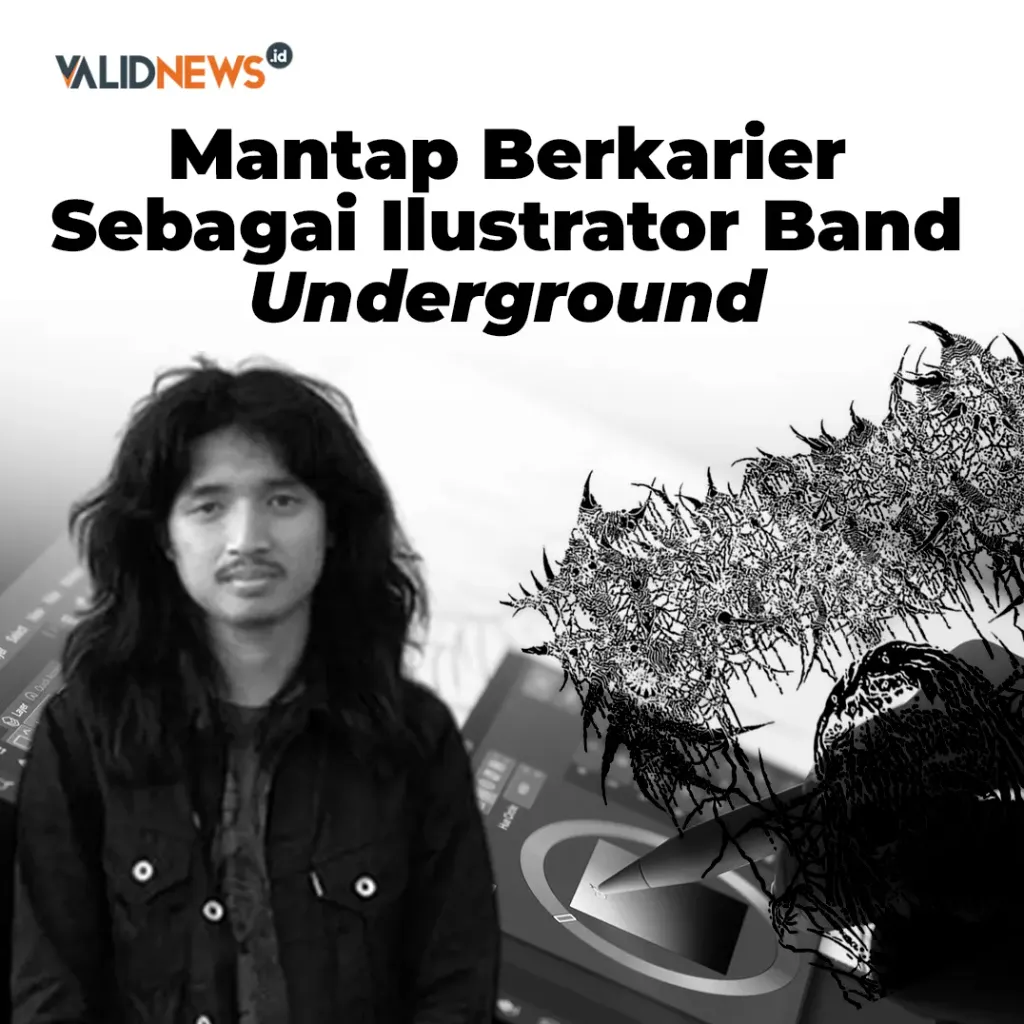 Berkarier Sebagai Ilustrator Band Underground
