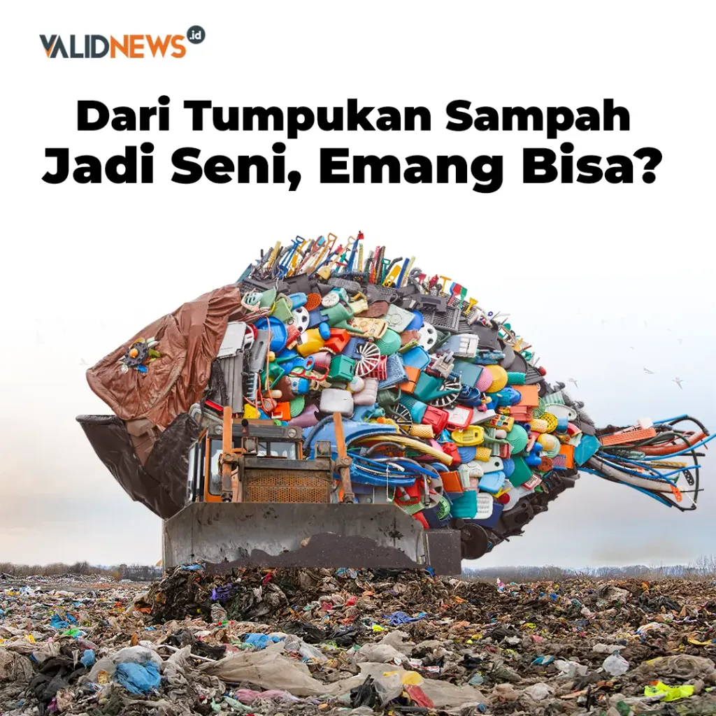 Dari Tumpukan Sampah  Jadi Seni, Emang Bisa?