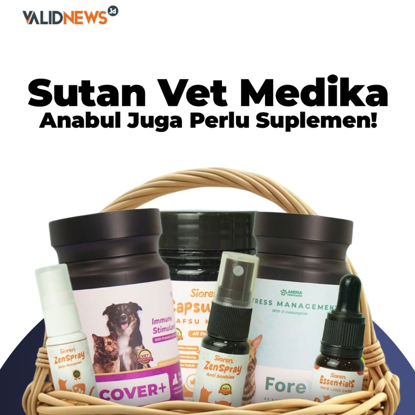 Sutan Vet Medika Anabul Juga Perlu Suplemen!