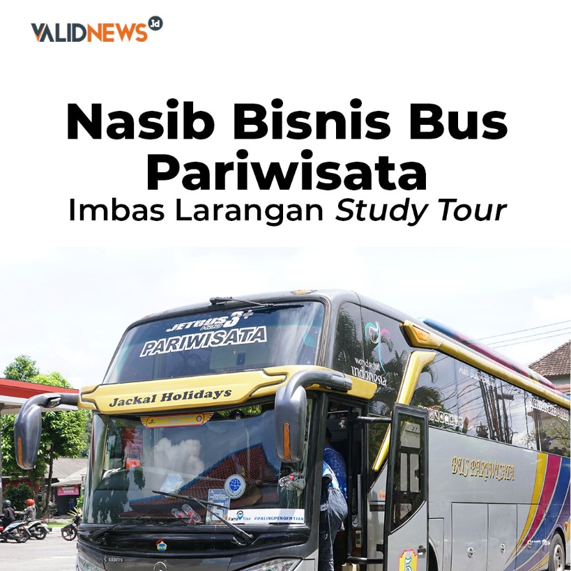 Nasib Bus Pariwisata Imbas Larangan Study Tour