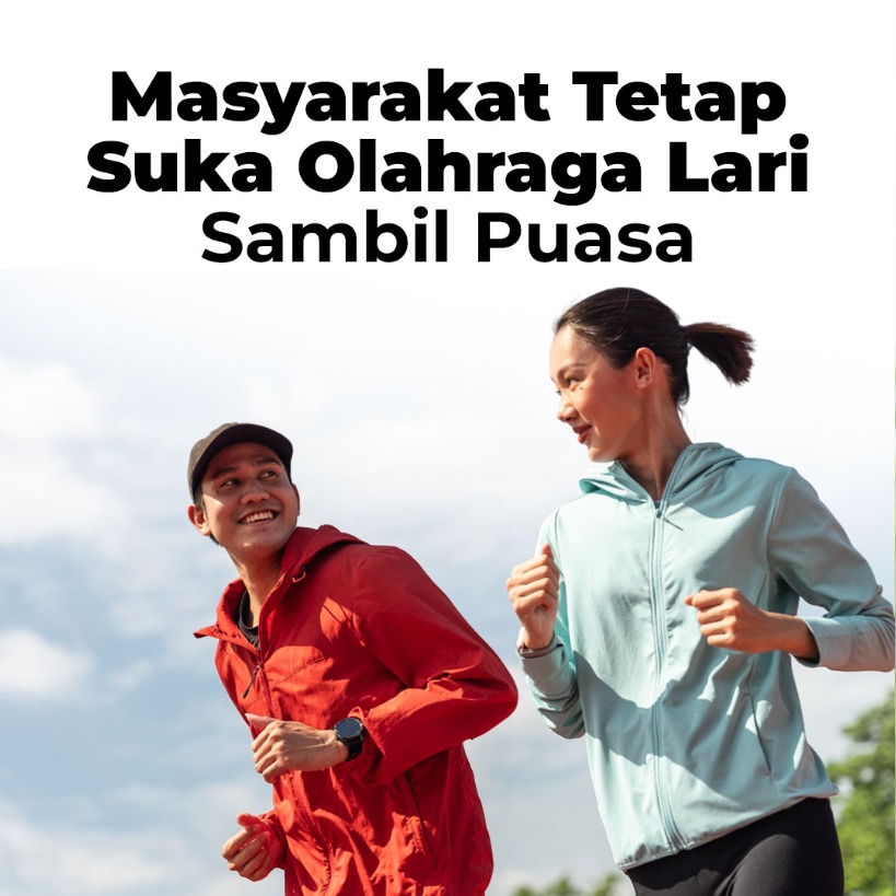 Masyarakat Tetap Suka Olahraga Lari  Sambil Puasa