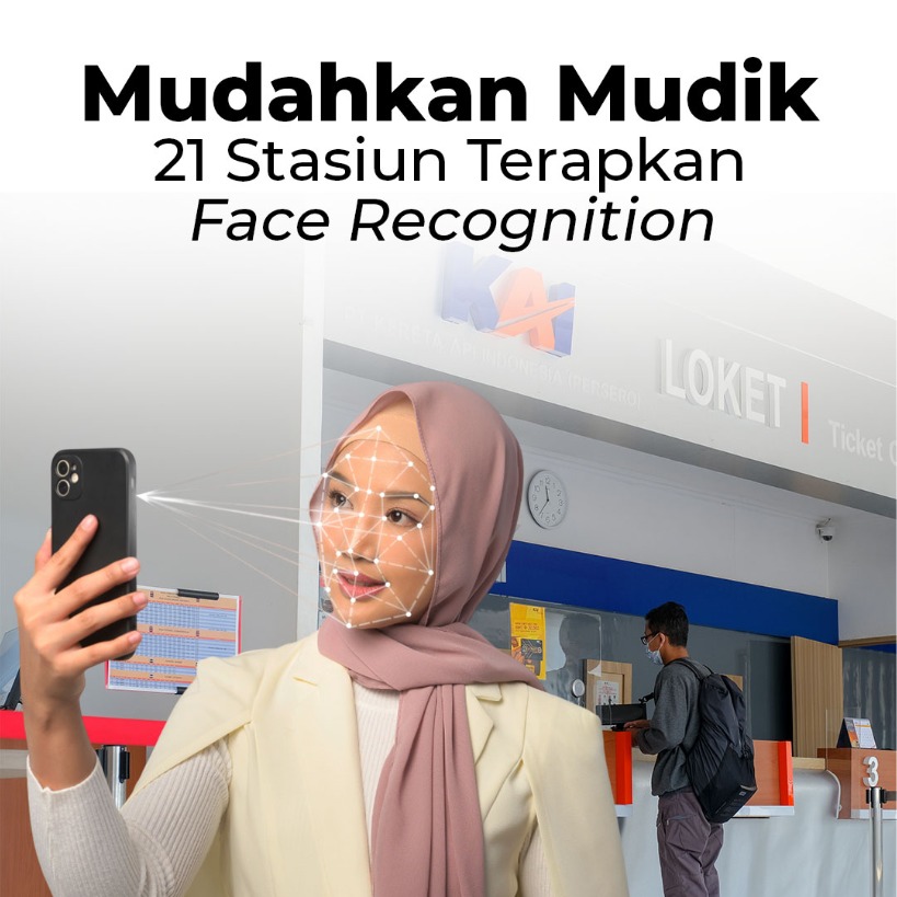 21 Stasiun Terapkan Face Recognition