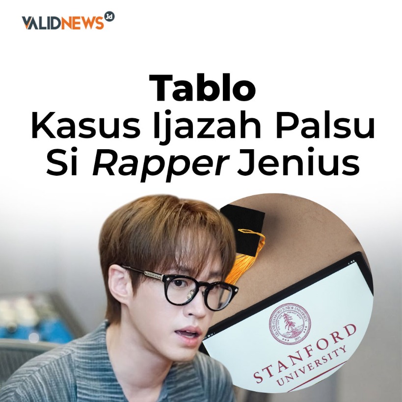 Tablo Kasus Ijazah Palsu Si Rapper Jenius