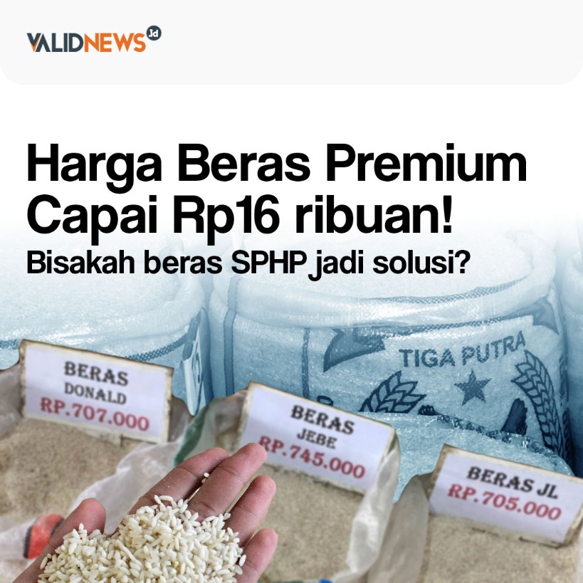 Beras Premium Rp16 ribuan! beras SPHP jadi solusi?