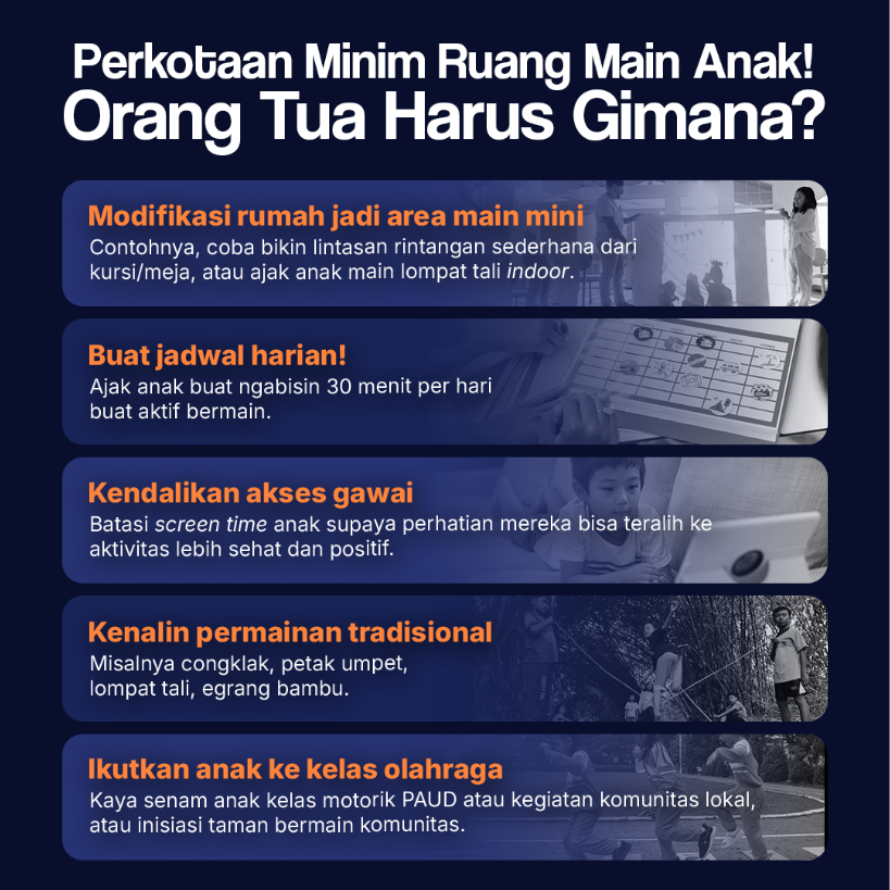 Perkotaan Minim Ruang Main Anak!