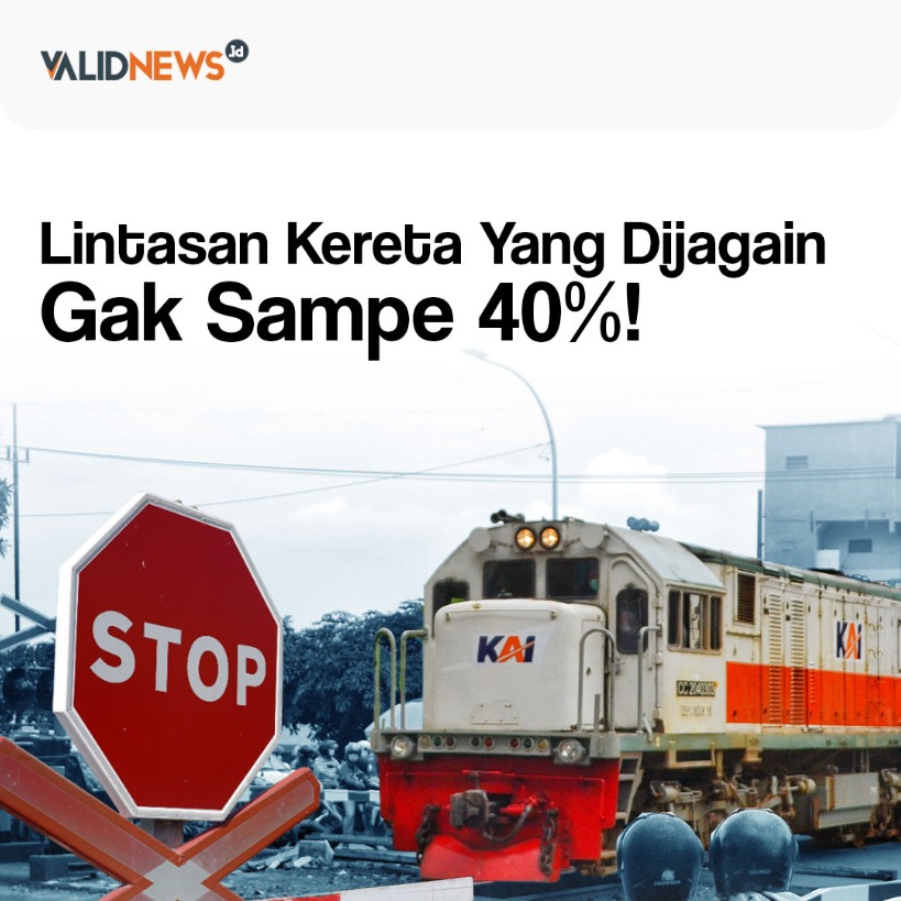 Lintasan Kereta Yang Dijagain Gak Sampe 40%!