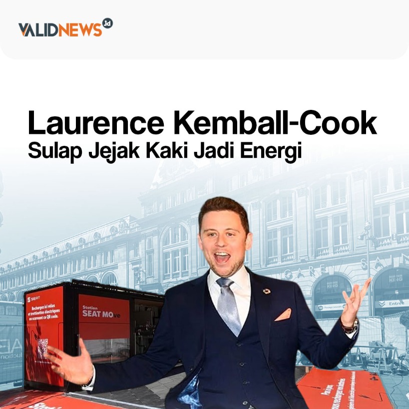 Laurence Kemball-Cook Sulap Jejak Kaki Jadi Energi
