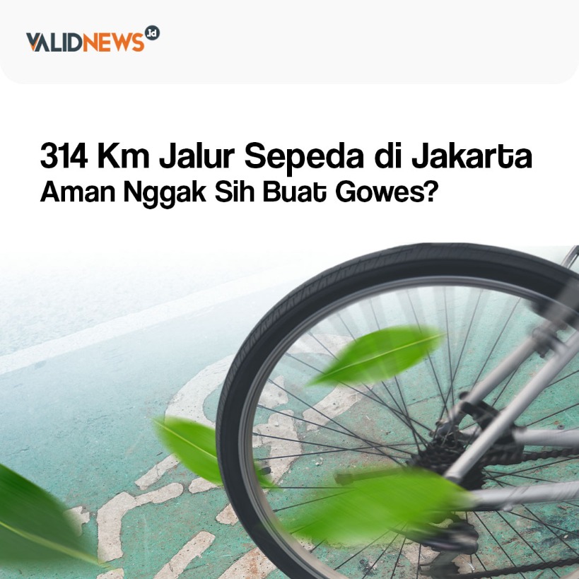 314 Km Jalur Sepeda di Jakarta