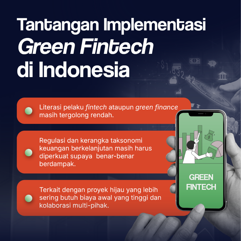 Tantangan Implementasi  Green Fintech di Indonesia
